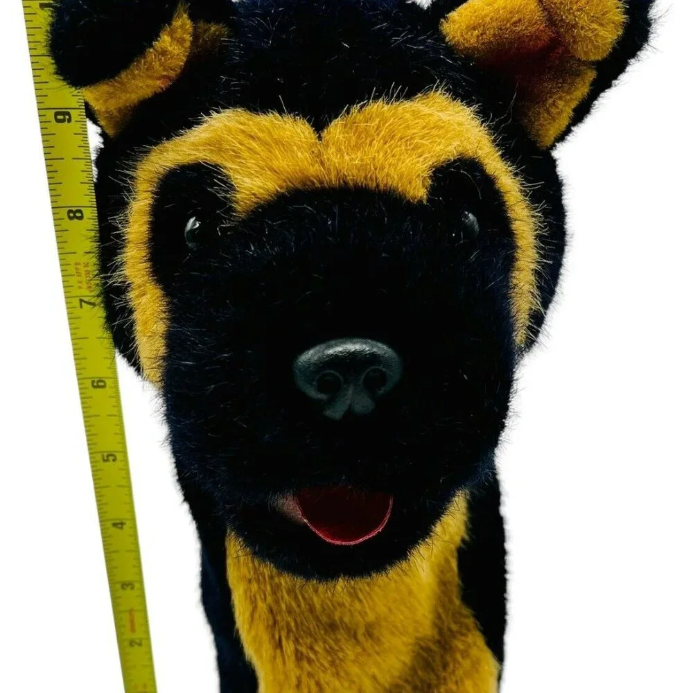 Dakin German Shepherd Puppet Plush Puppy K9 Dog‎ Stuffed Animal 10 inch 1993